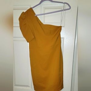 Lulus Stay Gorgeous puff sleeve mini dress M